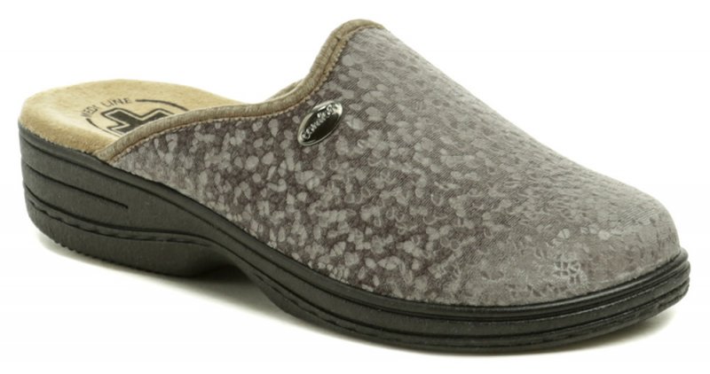 Medi Line 514 šedé dámske zdravotné papuče | ARNO-obuv.sk - obuv s tradíciou