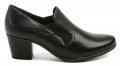 Jana 8-24408-25 čierne topánky na podpätku šírka H | ARNO-obuv.sk - obuv s tradíciou