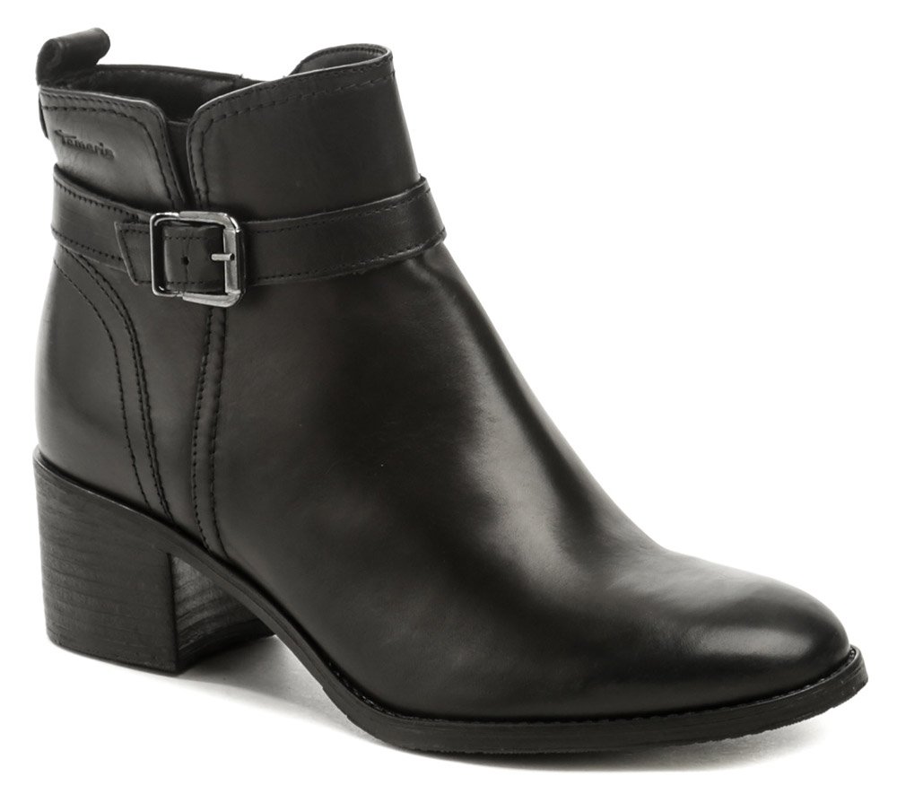 Tamaris 1-25034-25 black dámske členkové topánky EUR 38