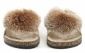 eVento 20SD10-1734 béžové dámske šľapky | ARNO-obuv.sk - obuv s tradíciou