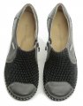 Mintaka 732 šedo čierne dámske poltopánky | ARNO-obuv.sk - obuv s tradíciou