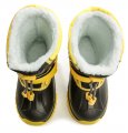 American Club CL08-19 čierno žlté detské snehule | ARNO-obuv.sk - obuv s tradíciou