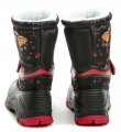 American Club CL07-19 čierno červenej detské snehule | ARNO-obuv.sk - obuv s tradíciou