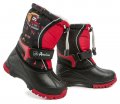 American Club CL07-19 čierno červenej detské snehule | ARNO-obuv.sk - obuv s tradíciou