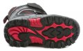 American Club HL43-20 čierno červené zimné detské topánky | ARNO-obuv.sk - obuv s tradíciou