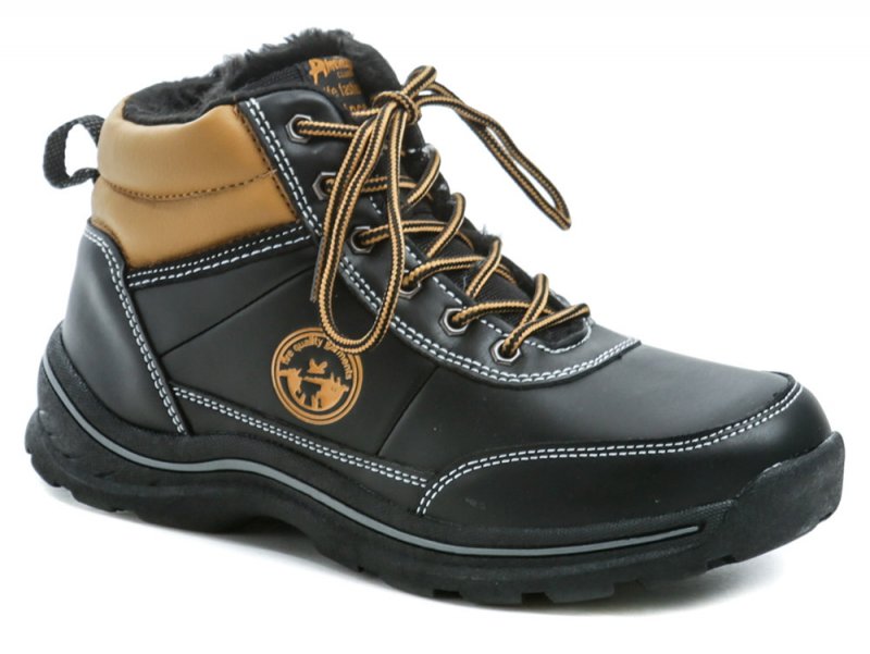 American Club ES46-19 čierne zimné detské topánky | ARNO-obuv.sk - obuv s tradíciou