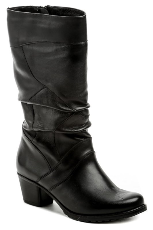 Axel AX4371 čierne dámske poločižmy šírka H | ARNO-obuv.sk - obuv s tradíciou