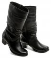 Axel AX4371 čierne dámske poločižmy šírka H | ARNO-obuv.sk - obuv s tradíciou
