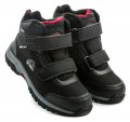 American Club HL33-20 čierno červené detské zimné topánky | ARNO-obuv.sk - obuv s tradíciou