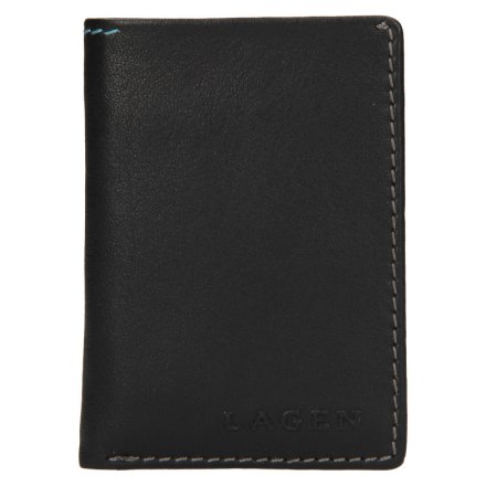 Pánska peňaženka vyrobená z pravej prírodnej kože. Rozmery peňaženky: 7 cm x 10 cm. Kolekcia Lagen Exclusive Class