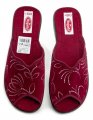 Rogallo 25421 vínovej dámske papuče | ARNO-obuv.sk - obuv s tradíciou