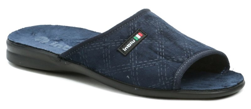Befado Inblu 155M002 modré pánske papuče | ARNO-obuv.sk - obuv s tradíciou