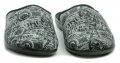 Rogallo 25556 šedé pánske papuče | ARNO-obuv.sk - obuv s tradíciou