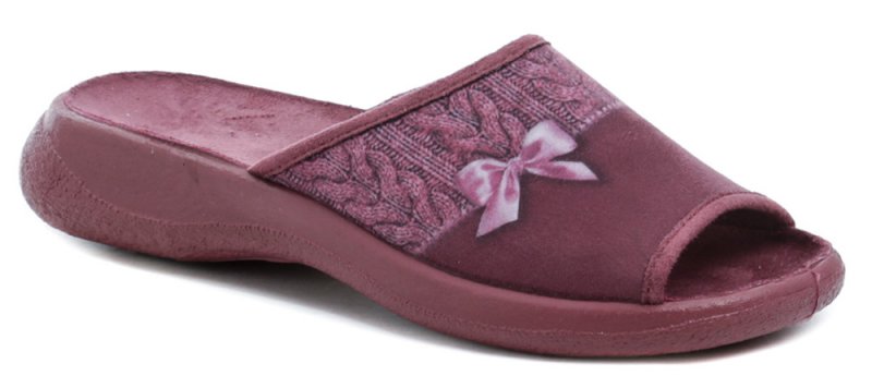 Befado 442D192 vínovej dámske papuče | ARNO-obuv.sk - obuv s tradíciou