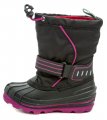 Kamik Snowcoast4 black magenta detské zimné snehule | ARNO-obuv.sk - obuv s tradíciou