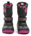 Kamik Snowcoast4 black magenta detské zimné snehule | ARNO-obuv.sk - obuv s tradíciou