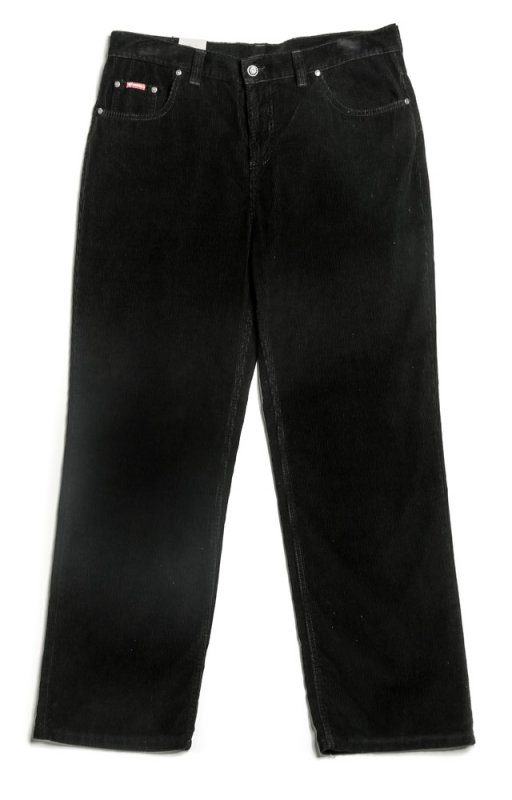 Vankel 108A čierne pánske menčestrové nohavice | ARNO-obuv.sk - obuv s tradíciou