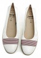 Jana 8-22106-26 white dámske nadmerné baleríny šírka H | ARNO-obuv.sk - obuv s tradíciou