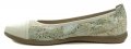 Jana 8-22105-26 béžové dámske nadmerné baleríny šírka H | ARNO-obuv.sk - obuv s tradíciou