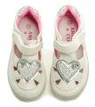 American Club GC11-20 bielo strieborné dievčenské poltopánky | ARNO-obuv.sk - obuv s tradíciou