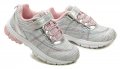 American Club ES25-21 strieborné ružové dievčenské tenisky | ARNO-obuv.sk - obuv s tradíciou