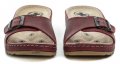 Medi Line S182-010 bordó dámske zdravotné papuče | ARNO-obuv.sk - obuv s tradíciou