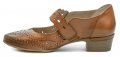 Jana 8-24312-26 hnedé nadmerné lodičky šírka H | ARNO-obuv.sk - obuv s tradíciou