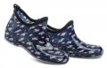 Wojtylko 7G4621G modré kvety nízke dámske gumáky | ARNO-obuv.sk - obuv s tradíciou