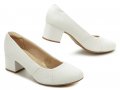 Modare 7316-108 biele dámske lodičky na podpätku | ARNO-obuv.sk - obuv s tradíciou