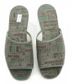Pegres 3009 šedé pánske papuče | ARNO-obuv.sk - obuv s tradíciou