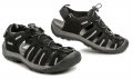 KAMIK CAPEMAY čierne pánske sandále | ARNO-obuv.sk - obuv s tradíciou