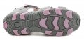 Axim 3S1116 šedo ružové detské sandále | ARNO-obuv.sk - obuv s tradíciou