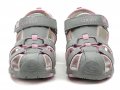 Axim 5S1116 šedo ružové detské sandále | ARNO-obuv.sk - obuv s tradíciou