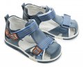 Wojtylko 1S40421 modro oranžové sandálky | ARNO-obuv.sk - obuv s tradíciou