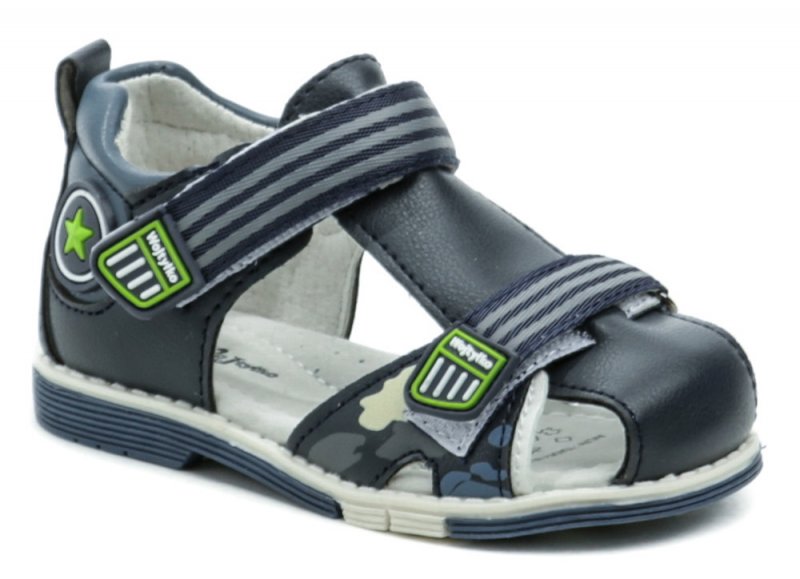 Wojtylko 2S40421 modro zelené sandále | ARNO-obuv.sk - obuv s tradíciou