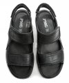 IMAC 702730 čierne pánske sandále | ARNO-obuv.sk - obuv s tradíciou