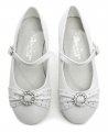 American Club KOM13-19 biele dievčenské črievičky | ARNO-obuv.sk - obuv s tradíciou