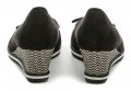 Tamaris 1-22423-26 black dámske lodičky na klínku | ARNO-obuv.sk - obuv s tradíciou