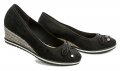Tamaris 1-22423-26 black dámske lodičky na klínku | ARNO-obuv.sk - obuv s tradíciou