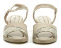 Piccadilly 458013-7 béžové dámske sandále na kline | ARNO-obuv.sk - obuv s tradíciou