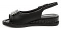 Piccadilly 458011-3 čierne dámske sandále na kline | ARNO-obuv.sk - obuv s tradíciou
