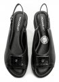 Piccadilly 458011-3 čierne dámske sandále na kline | ARNO-obuv.sk - obuv s tradíciou