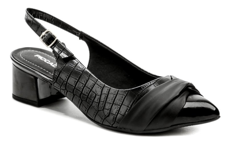 Piccadilly 739011-6 čierne dámske lodičky s voľnou pätou | ARNO-obuv.sk - obuv s tradíciou