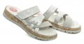 Jana 8-27400-26 šedo strieborné papuče šírka H | ARNO-obuv.sk - obuv s tradíciou