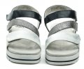 Jana 8-28264-26 strieborné dámske sandále šírka H | ARNO-obuv.sk - obuv s tradíciou