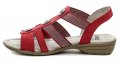 Jana 8-28165-26 červené dámske sandále šírka H | ARNO-obuv.sk - obuv s tradíciou