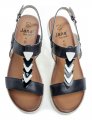 Jana 8-28118-26 navy nadmerné sandále šírka H | ARNO-obuv.sk - obuv s tradíciou