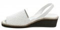 Lola Canales 834 biele dámske sandále | ARNO-obuv.sk - obuv s tradíciou