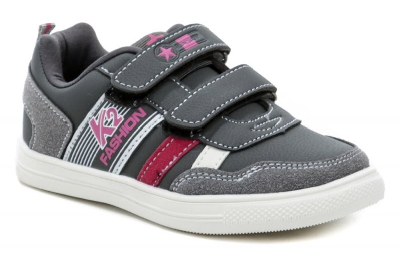 Slobby 171-0003-T1 šedo ružové detské tenisky | ARNO-obuv.sk - obuv s tradíciou