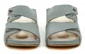 Amulet AM523 šedé dámske nazouváky na klínku | ARNO-obuv.sk - obuv s tradíciou